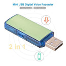 Mini USB Digital Voice Sound Recorder U-Disk Recorder One-Button Recordingw F5G4