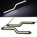 1PC Bright 6000K Car COB LED Lights Daytime Running DRL Fog Driving Lamp Wh JR