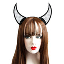 Devil Ox Horn Hair Hoop Halloween Party Nightclub Headband Hairband Headwe3C