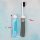 Portable folding outdoor travel camping toothbrush foldable toothbrush plasticES