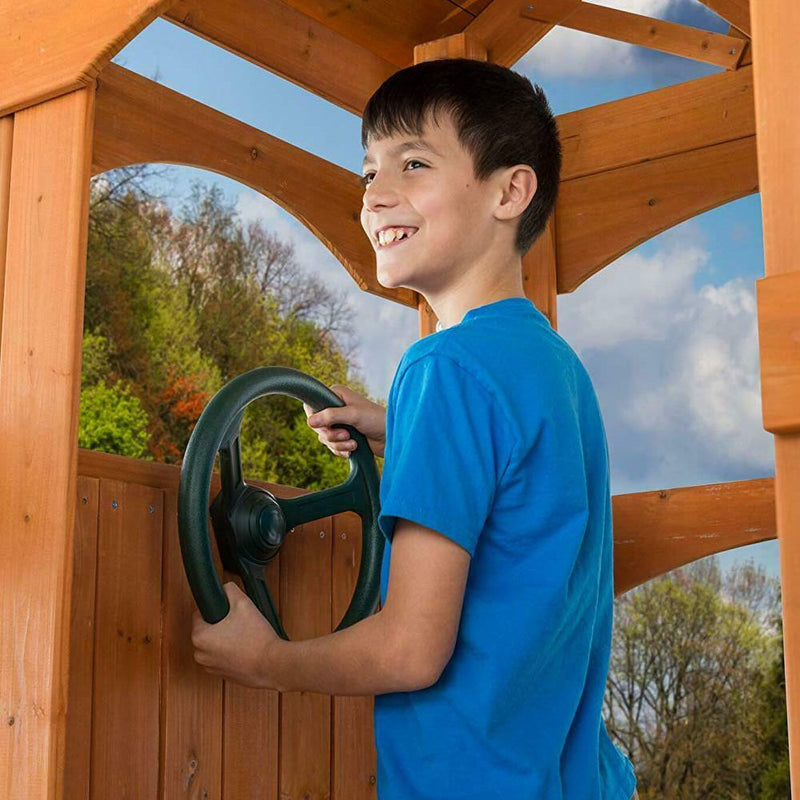 Small Children's Steering Wheel Accessories PE Compass Decor Play Small Plastic