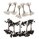 200pcs Foam Flower Fruit Stamens Artificial Berries Wreath Making Decor