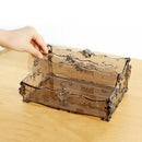 Plastic Makeup Organizer Desktop Storage Box Living Room Home Remote Contro J1S2