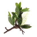 Set of 3 Reptile DecorationOrnament, Aquarium Decor Fish Tank Artificial Grass