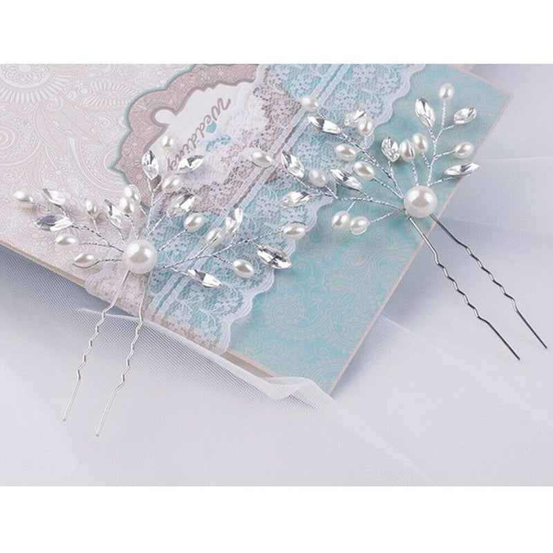 Korean Manual Rhinestone Hair Wedding Accessories Small Hairpin