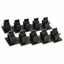 10x Cable Clips Adhesive Cable Management Wire Holder Organizer