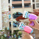Plastic Electric Automatic Bubble Machine Fan Gun Blower Kids Playing Toys