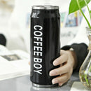 Coffee Boy 400Ml Straw Thermo Bottle 304 Stainless Steel Beverage Cans Ther