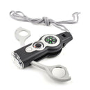 7 in 1 Emergency Survival Hiking Gear,Safety Whistle with