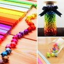 240X Folding Paper Origami Lucky Star Paper Strip Ribbons Craft Best Wish Gift3C