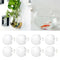8x Wall Mounted Glass Vase Transparent Plant Planter Container Terrarium Flower