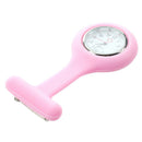 5X(SILICONE GEL Nurses Fob Watch (Washable, Infection Free)Pink I9J2)