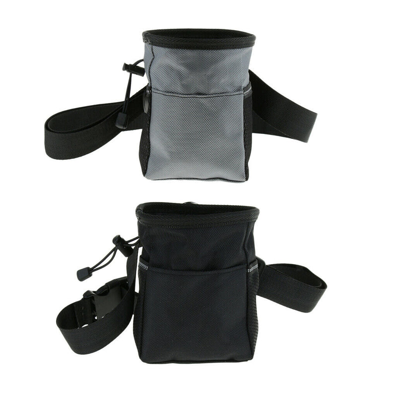 2pcs Dog Treat Pouch Walking Dog Pet Training Bag Built-in Poop Bag Dispenser