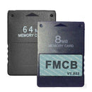 1.953 8MB Memory Card and 64MB Memory Card for Sony Playstation 2, FMCB Mem