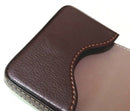 Leather Business Card Holder Name Case with Magnetic Shut Coffee