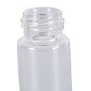 1pcs 20ml small lab glass vials bottles clear containers with black screw 3C