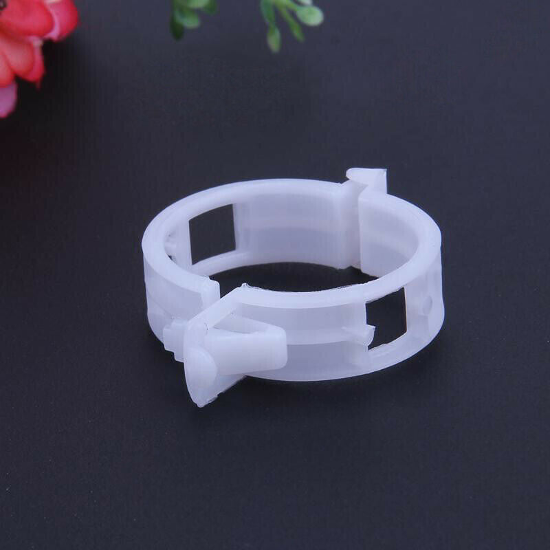 100PCS Tomato Garden Plant Support Clips Garden Ornaments for Trellis Twine