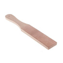 38Cm Wooden Handle Leather Sharpening Strop Handmade Razors Polishing Board X5W5