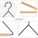 Nordic Style Geometric Design Beech Iron Towel Storage Rack Tissue Holder H