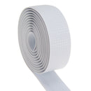 Cycling Cork Handlebar Tape Black + 2 Bar Plug Carbon fiber white