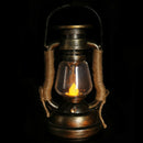 Solar LED Hanging Light Retro Metal Candle Lantern Outdoor Garden Decor Lamp