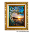 Paint by Numbers Kit Sunset Seascape DIY Large Canvas Oil Painting UnFramed Art