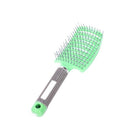 Vented Styling Hair comb Detangling Thick Hair Massage Brush Green