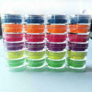 6Pcs/Set Luminous Fluorescent Powder Glow In The Dark Nail Art Decor For Wo Y7T9