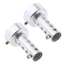 2pcs Universal Exhaust Silencer Exhaust Pipe Replacement Motorcycle Parts