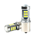 2pcs for Car Brake Reverse Turn Signal Light S25 1156 BA15S 3030 27SMD LED Bulbs