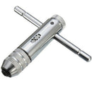 Flexible  M3-m8 3mm-8mm Hss T-handle Reversible Ratchet Wrench Tapping Th JGG
