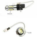 1Pc H3 4014 30SMD LED White Fog DRL Light Lamp Bulb DC 12V 6000 OZ