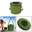 Lightweight Compact Collapsible Water Bucket Fishing Camping Portable Bag BFJ