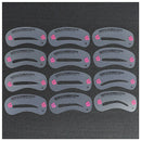 24 Styles Eyebrow Shaping Stencils Grooming Kit Makeup Shaper Template DIY  R7B6