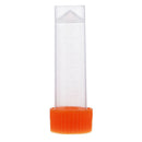 6Pcs /set Clear Tube Plastic Bead Storage Organizer Containers 55mm long