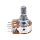 2 Pcs B50K 50K Ohm 6 Terminals Dual Linear Rotary Taper Potentiometers E3L7
