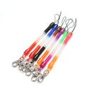 2X Retractable Plastic Spring Coil Spiral Stretch Key Ring Chain KeyringPG NA3C
