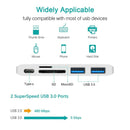 5 in 1 USB Type C Hub Hdmi 4K USB C Hub to Gigabit Ethernet Rj45 Lan Adapter