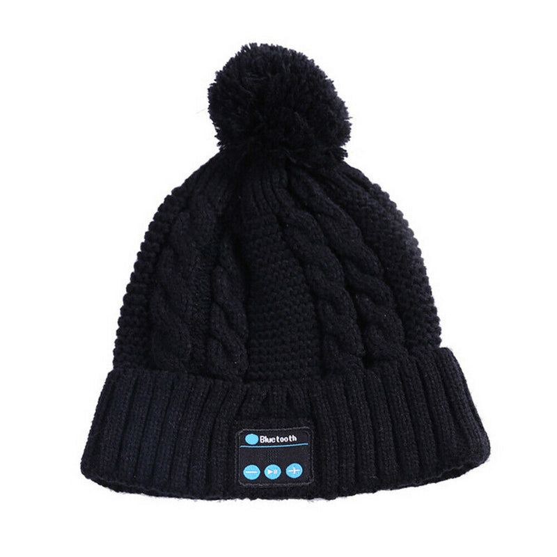Bluetooth Earphone Cap Winter Outdoor Thermal Wireless Headphone Hat for Huawei
