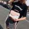 Pink new fashion hit color piano printing handbag sweet wind fresh shoulder D3Q6