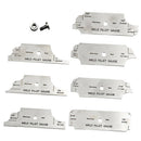 7pcs Weld Fillet Gauge Set Welding Inspection Test Ulnar Metric Inch 102mm