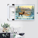 5D DIY Full Drill Diamond Painting Deer Nature Cross Stitch Decor (05)