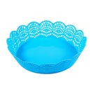 Plastic Butterfly Pattern Kitchen Vegetable Fruits Plate Basket
