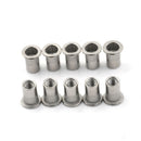 10 Pcs 304 Stainless Steel Rivet Nut Rivnut Insert Nutsert M6x15mm LJ