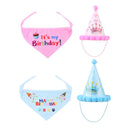 2pcs Pet Birthday Cat Dog Headwear Cap Hat Party Costume Headwear Pet Accessory