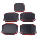 Carbon Fiber Exterior Door Handle Bowl Cover Set fit for Jeep Wrangler JL 2018