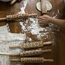 Baking Rolling Wooden Gift Tool Biscuit Christmas Pastry Kitchen Stick Pin