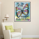 Butterfly 5D DIY Diamond Painting Full Round Drill Embroidery Wall Picture