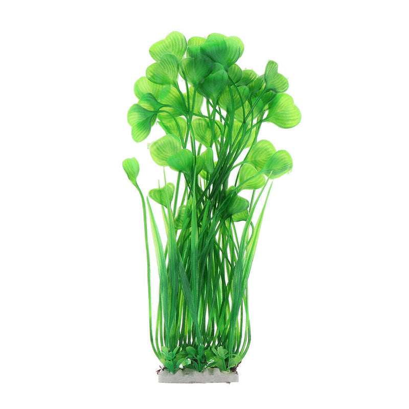 Pack of 2 Artificial Aquarium Fish Tank Plants for Home Office Aquarium