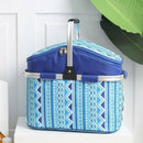 Lightweight Picnic Basket Collapsible Insulated Cooler Bag 26L Big Capacity
